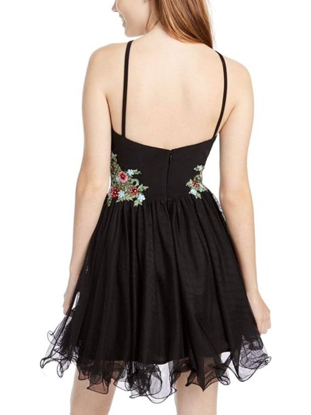 NWT Blondie Nites Stacy Sklar Dress 3 Embroidered Floral Fairycore Sz 7 169 - Picture 9 of 14